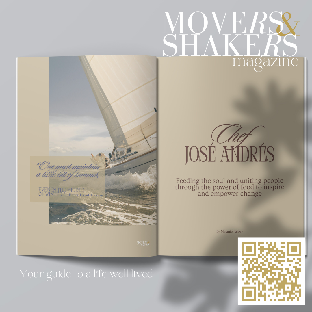Movers and Shakers Magazine editorial spread
